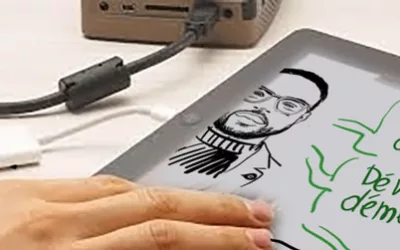 Diffusion de mes facilitations sur beamer ou écran en salle de conférence