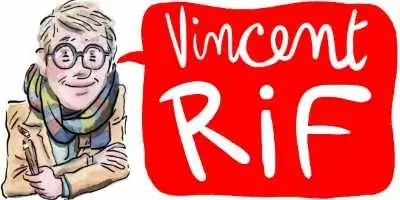 Logo du site internet de Vincent Rif, facitations graphiques, illustrateur, dessinateur de mariage