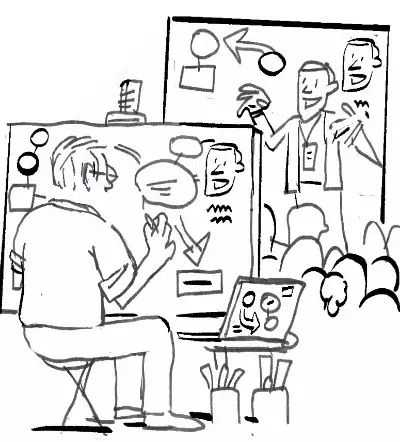 facilitateur-facilitations-graphiques-dessinateur-portraits-mariage facilitatateur et facilitations graphique, illustrateur, dessinateur de, portraits, bar à, dessinateur de mariages, BD