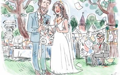 Dessinateur de mariages – Illustrateur & Croquis Live