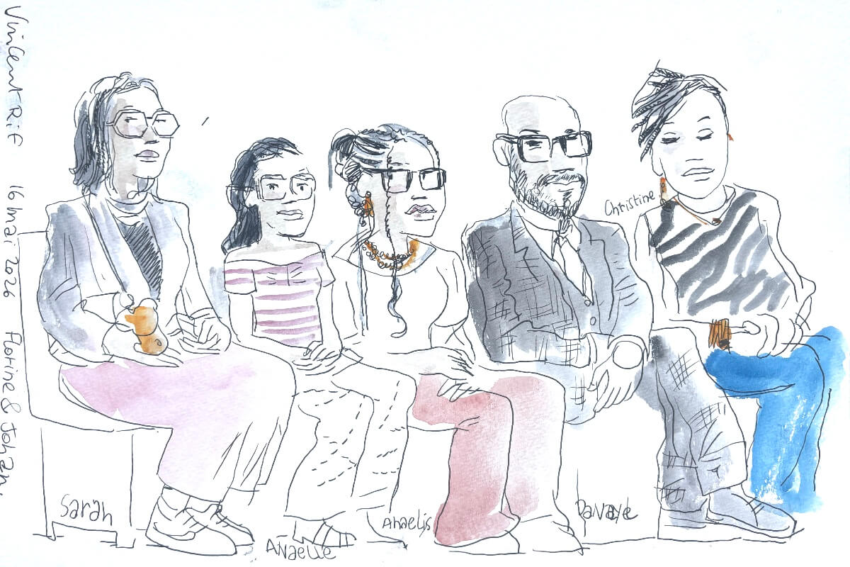 Les_Cinq Dessin fait au mariage de Florine et Johan