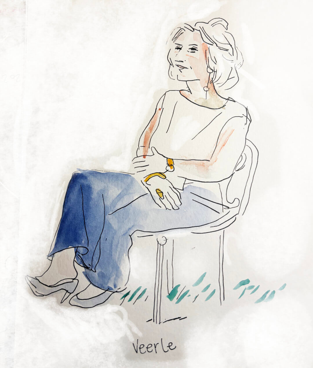 Veerle web Dessin fait au mariage de Florine et Johan