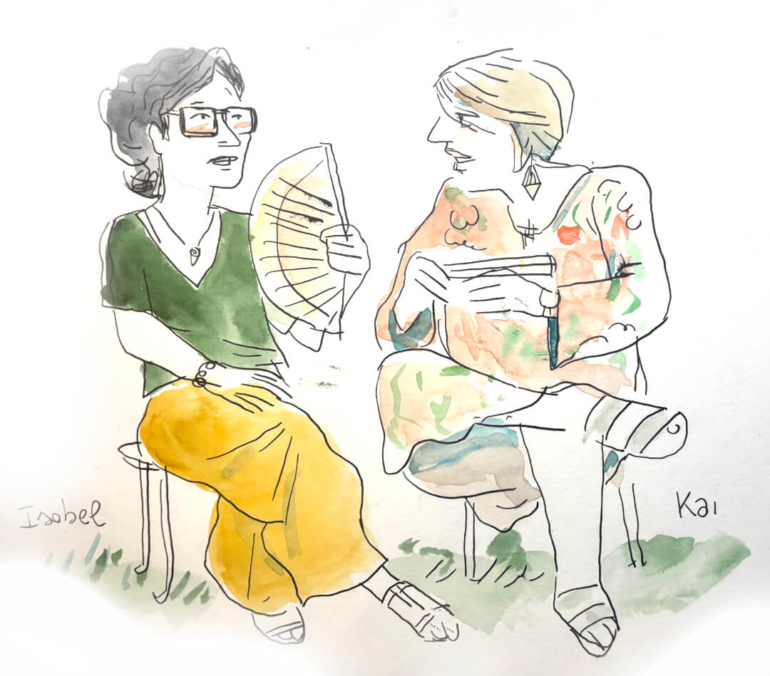 isabel et kai web Dessin fait au mariage de Florine et Johan
