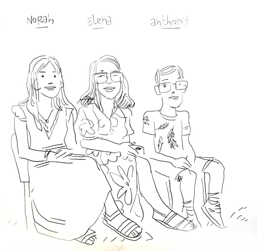 norah web Dessin fait au mariage de Florine et Johan